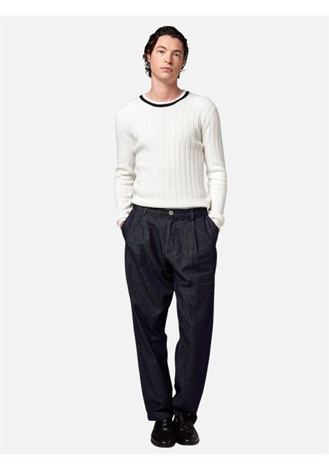 Pantalone chambray ALPHA ALPHA STUDIO | Pantaloni | 5391Q9000